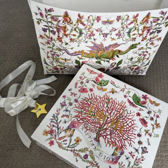 DIOR Box Tie & Bag 3-pc set for storage & gifting - Picture 1 of 13